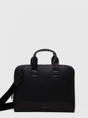 Slim fit slim fit laptop táska Calvin Klein fekete