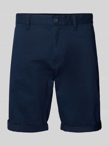 Szorty jeansowe bawełniane w jednolitym kolorze Tommy Jeans niebieskie