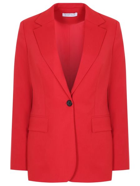 Шерстяной пиджак Roseville красный