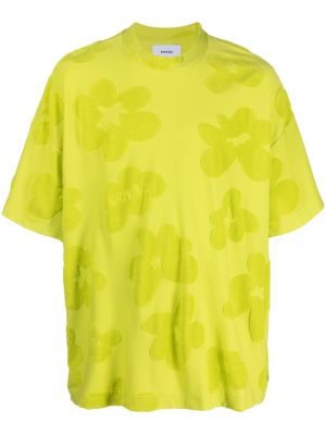 T-shirt a fiori Bonsai verde