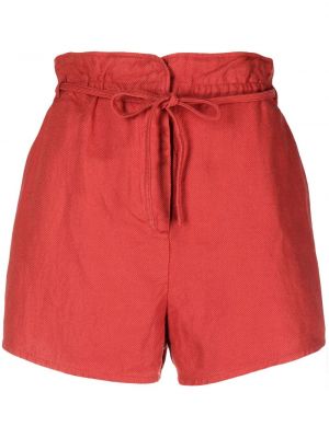 Bavlnené šortky Ba&sh červená