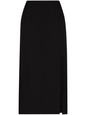 Midi sukně Valentino Garavani černé