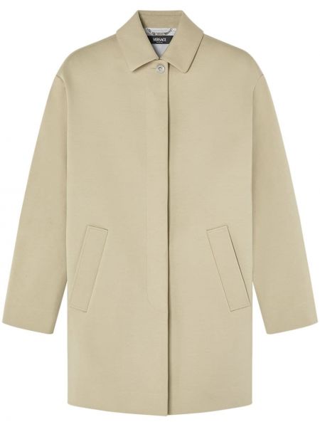 Παλτό με κουμπιά Versace μπεζ