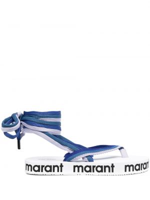 Sandalias con estampado Isabel Marant azul