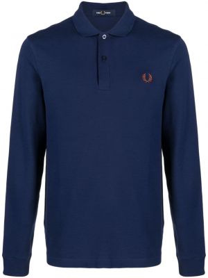 Polo με κέντημα Fred Perry μπλε
