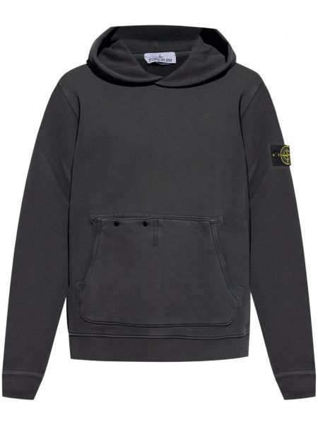 Hoodie Stone Island siyah