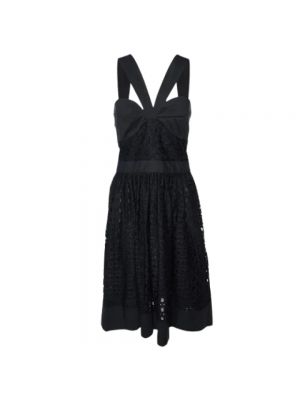 Sukienka koronkowa Moschino Pre-owned czarna