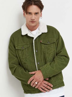 Kordbársony kabát Levi's® zöld
