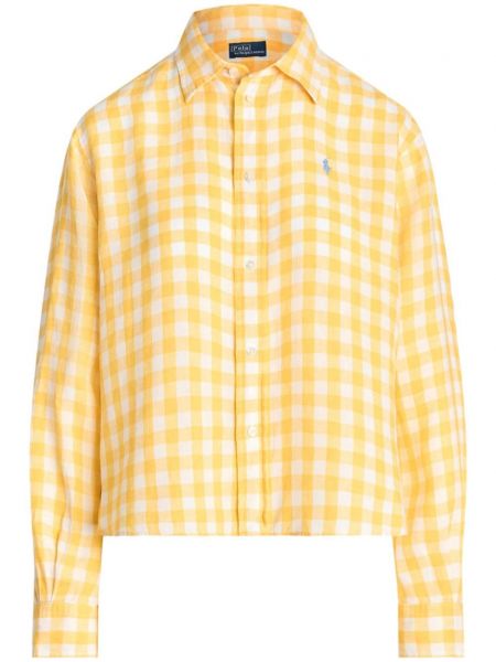 Kokvilnas polo krekls ar izšuvumiem ar rāvējslēdzēju Polo Ralph Lauren