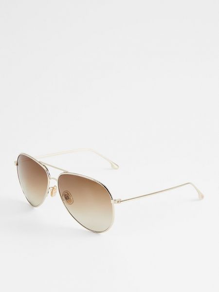 Okulary przeciwsłoneczne Victoria Beckham khaki
