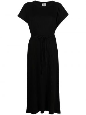 Βαμβακερή φόρεμα Baserange μαύρο
