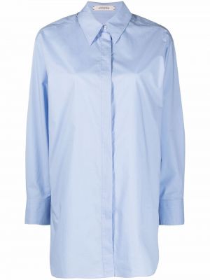 Oversize hemd aus baumwoll Dorothee Schumacher blau