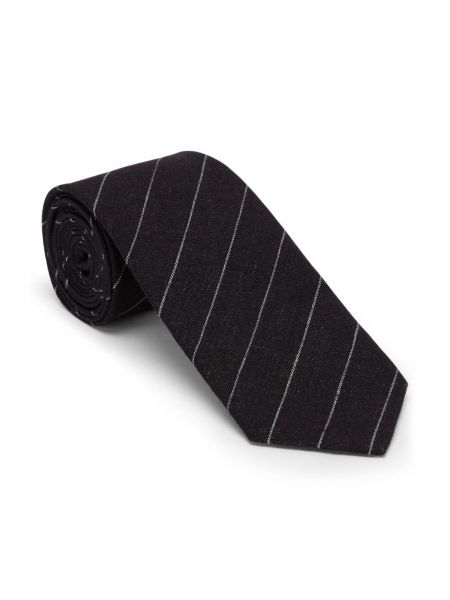 Jedwabny krawat w paski Brunello Cucinelli