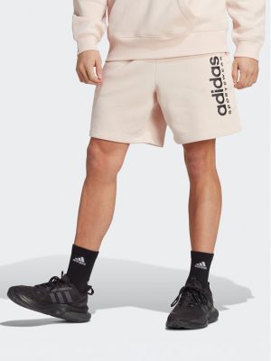 Fleece sport rövidnadrág Adidas rózsaszín