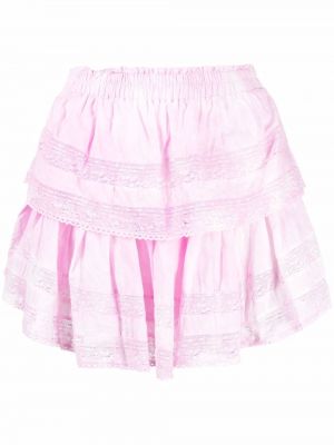 Růžové mini sukně Loveshackfancy