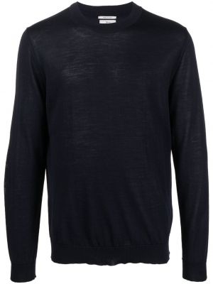Sweter wełniany Woolrich niebieski
