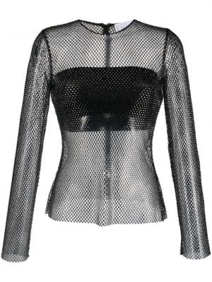 Mesh top Giuseppe Di Morabito schwarz