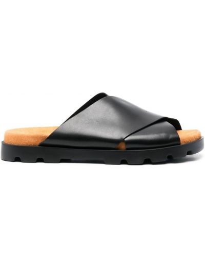Usnjene sandali Camper črna