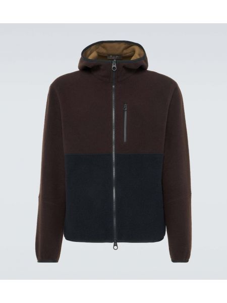 Kaschmir hoodie Loro Piana brun