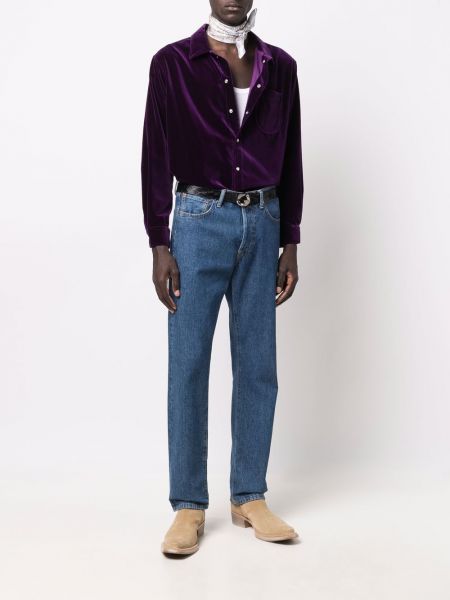 Camisa con bolsillos Erl violeta