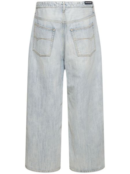 Pantalones anchos de algodón Balenciaga