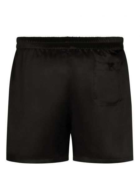 Seiden satin shorts Dolce & Gabbana schwarz