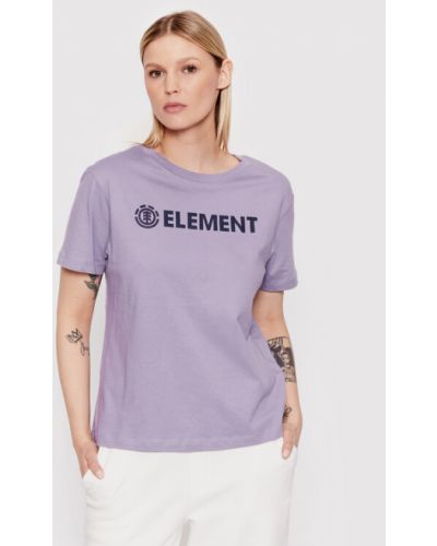 Element Tricou Logo W3SSB7 Violet Regular Fit