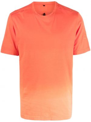 Памучна тениска с градиентным принтом Premiata оранжево