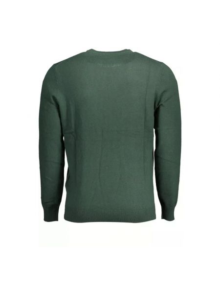 Bluza dresowa bawełniana z wełny merino Lyle & Scott zielona