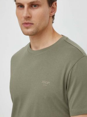 Памучна тениска с дълъг ръкав Joop! зелено