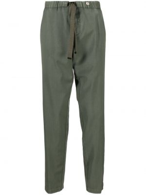 Pantalones ajustados con cordones Myths verde