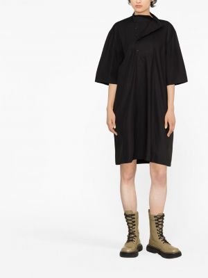 Bavlněné šaty Lemaire černé
