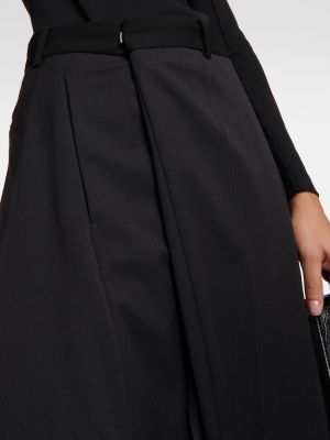 Falda larga Balenciaga negro