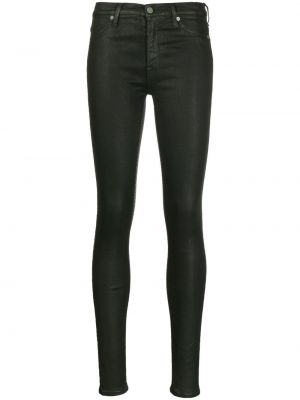 Skinny jeans 7 For All Mankind grønn