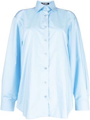 Мрежеста памучна риза Raf Simons