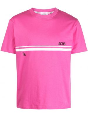 T-shirt à imprimé Gcds rose