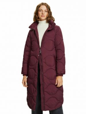 Зимнее пальто Esprit фиолетовое