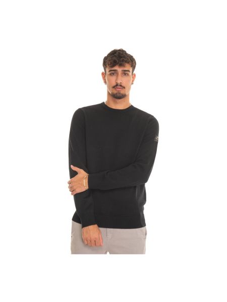 Sweter z okrągłym dekoltem Ecoalf czarny