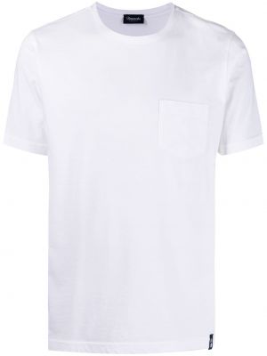 Camiseta con bolsillos Drumohr blanco