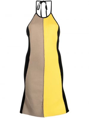 Dzianinowa sukienka Sunnei żółta