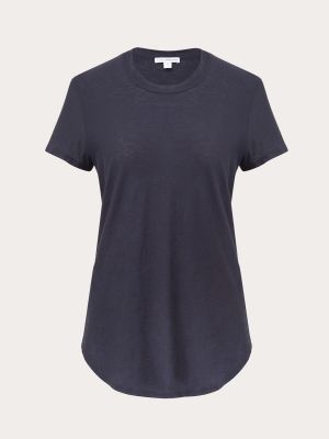 Camiseta de algodón James Perse azul