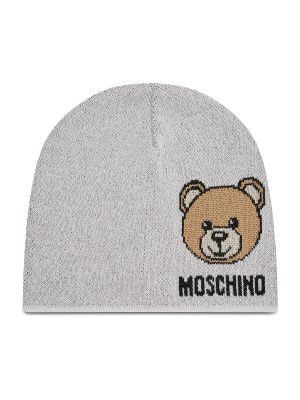 Kepurė Moschino pilka