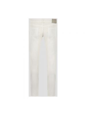 Pantalones ajustados de pana Re-hash blanco