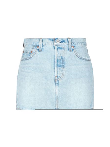 Spódnica jeansowa Levi's niebieska
