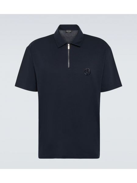 Polo krekls džersija Giorgio Armani zils