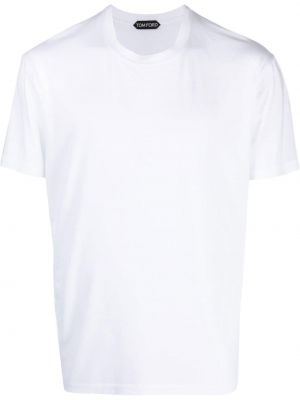 T-shirt col rond Tom Ford blanc