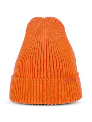 Megztas kepurė Expatrié oranžinė
