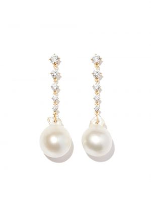 Boucles d'oreilles avec perles à boucle Lizzie Mandler Fine Jewelry