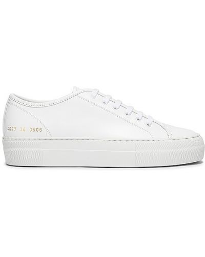 Sneakers con platform Common Projects bianco