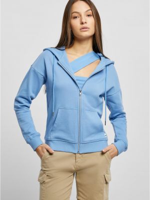 Mikina s kapucí na zip Uc Ladies modrá